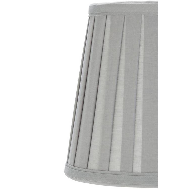 Argos Home Kilmore grey pleated table lamp - British product