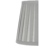 Argos Home Kilmore grey pleated table lamp - British product