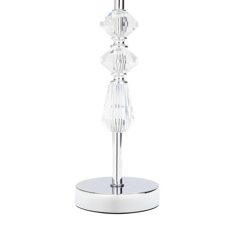 Argos Home Kilmore grey pleated table lamp - British product