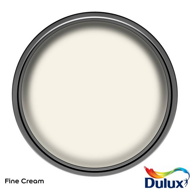 Dulux Walls and Ceilings Matt Paint Fine Cream 2.5L (British brand)