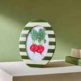 Argos Habitat Striped Oval Green Resin Picture Frame - 4x6- Buy online at McGrocer