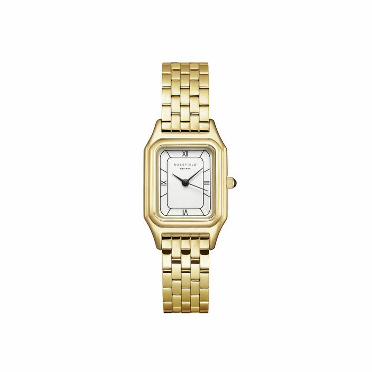Rosefield Ivy Steel Gold ladies bracelet watch, imported from the UK