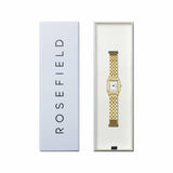 Rosefield Ivy Steel Gold ladies bracelet watch, imported from the UK
