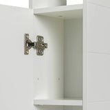 Habitat Tongue & Groove bathroom cupboard with toilet roll holder, UK version