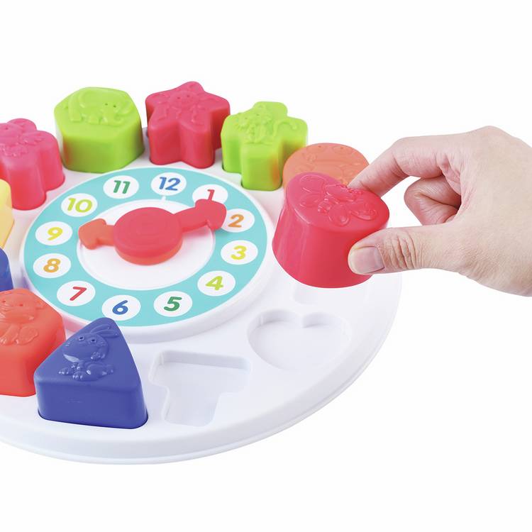 Chad Valley 2-In-1 Sorting Clock educational toy, imported from the UK