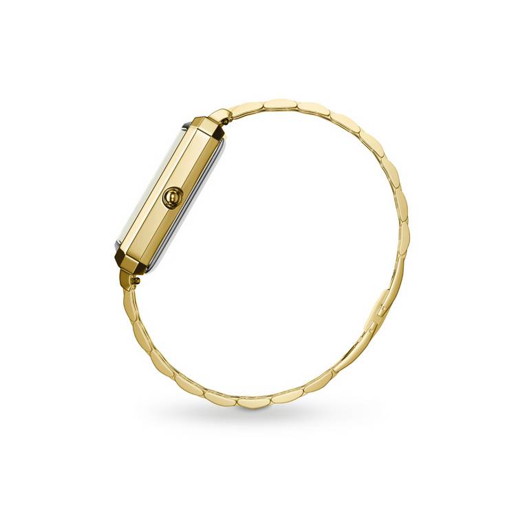 Rosefield Octagon ladies watch gold steel bracelet (British brand)