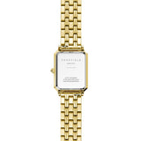 Rosefield Octagon ladies watch gold steel bracelet (British brand)