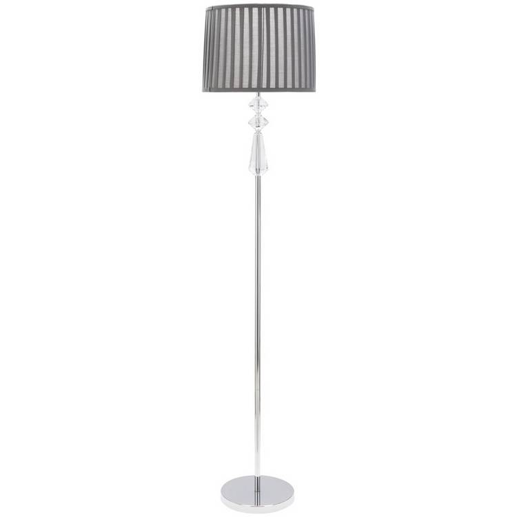 Argos Home Kilmore grey floor lamp with pleated shade, imported from the UK