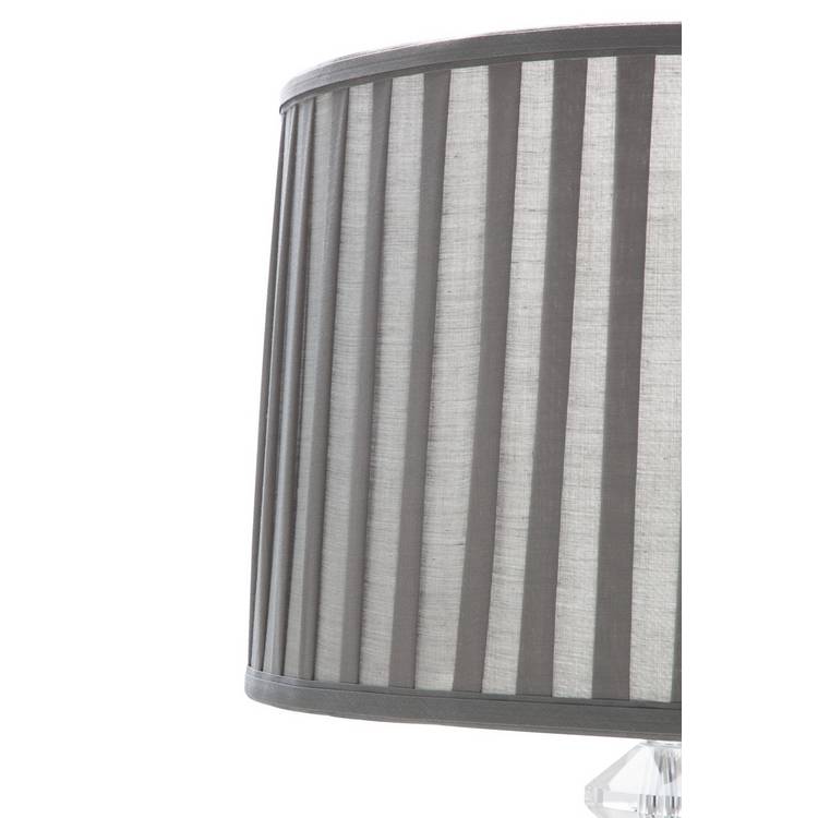 Argos Home Kilmore grey floor lamp with pleated shade, imported from the UK