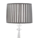 Argos Home Kilmore grey floor lamp with pleated shade, imported from the UK