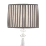 Argos Home Kilmore grey floor lamp with pleated shade, imported from the UK