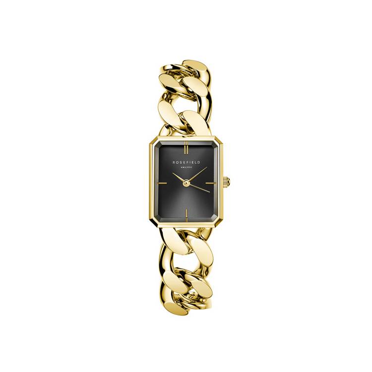 Rosefield Studio Octagon XS gold ladies bracelet watch, imported from the UK