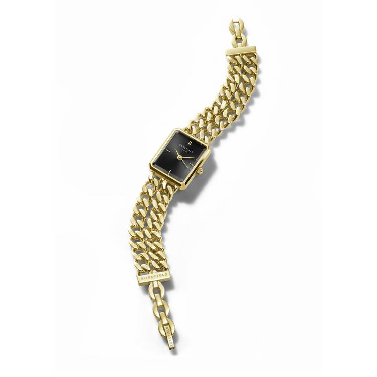 Rosefield Octagon Studio XS ladies watch gold-tone steel bracelet, imported from the UK