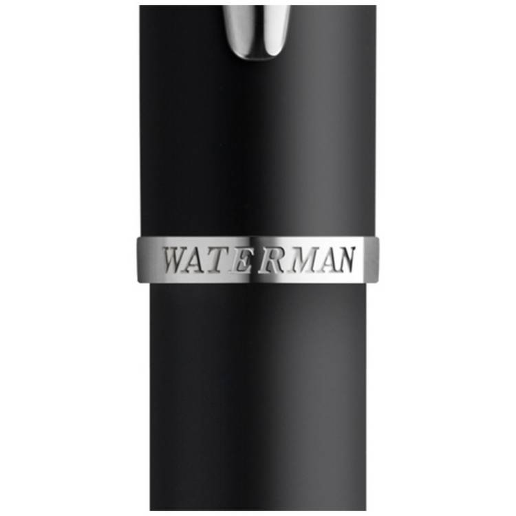 Waterman Graduate black lacquer fountain pen fine nib, imported from the UK