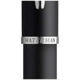 Waterman Graduate black lacquer fountain pen fine nib, imported from the UK