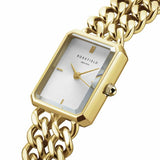 Rosefield ladies watch gold steel bracelet 24mm (British brand)