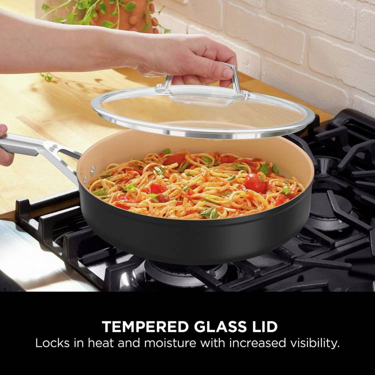 Ninja Extended Life Ceramic saucepan set 3 piece - British product