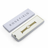 Rosefield Octagon XS ladies watch gold steel bracelet (British brand)