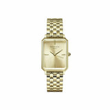 Rosefield Octagon ladies gold steel bracelet watch - British product