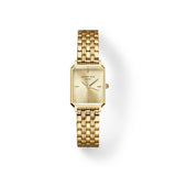 Rosefield Octagon XS ladies gold watch with champagne dial, imported from the UK