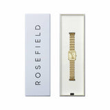 Rosefield Octagon XS ladies gold watch with champagne dial, imported from the UK