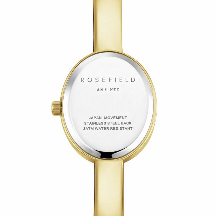 Rosefield Studio Bangle gold ladies watch, imported from the UK