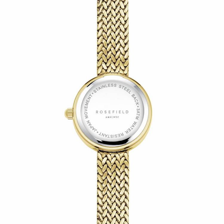 Rosefield Mini Ladies gold bracelet watch 20mm, UK version