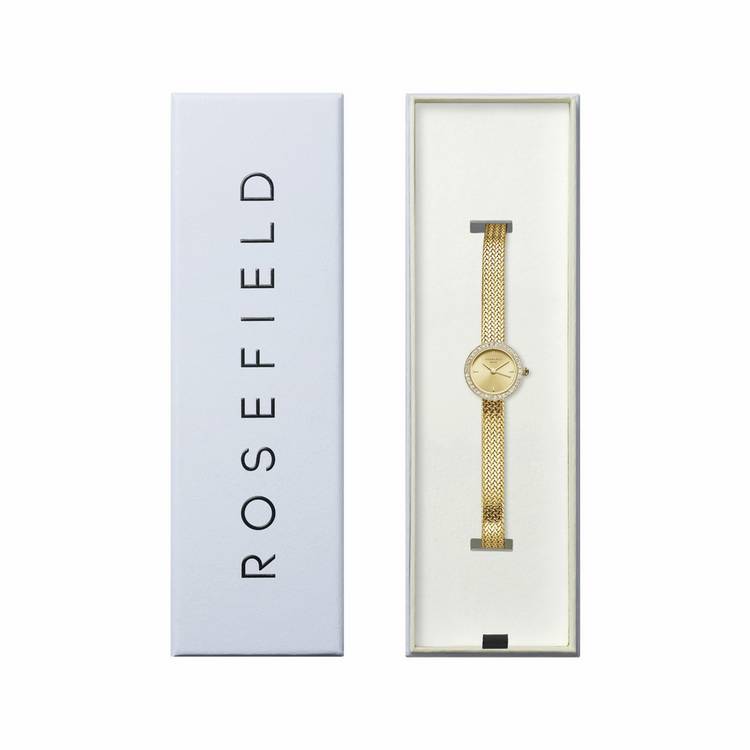 Rosefield Mini Ladies gold bracelet watch 20mm, UK version