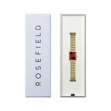 Rosefield Octagon XS gold ladies bracelet watch - British product
