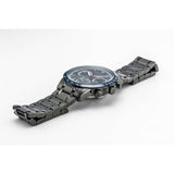 Roamer Mercury Chrono blue dial black bracelet watch 43mm, imported from the UK