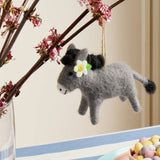 Argos Argos Home Handcrafted Felt Donkey Ornament H9 W4 D13cm- Buy online at McGrocer