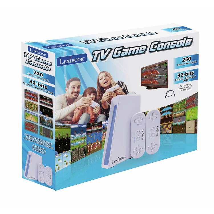 Lexibook Motion TV plug and play console with wireless controllers (British brand)