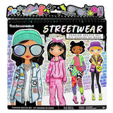 Fashion Angels streetwear design sketch portfolio, imported from the UK