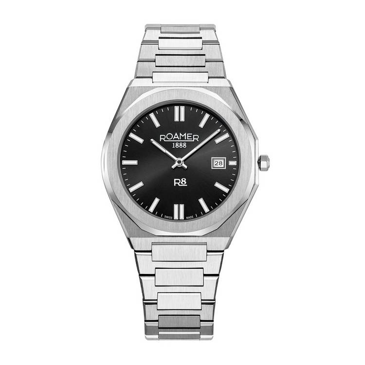 Roamer R8 mens steel bracelet watch, UK version