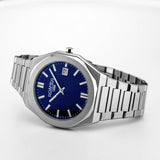 Roamer R8 blue dial steel bracelet watch 41mm, UK version