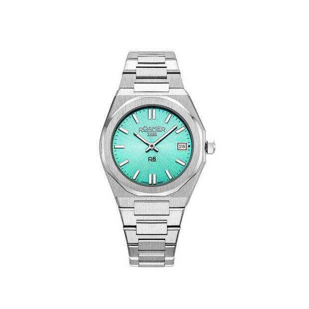 Roamer ladies blue dial stainless steel watch 32mm, UK version