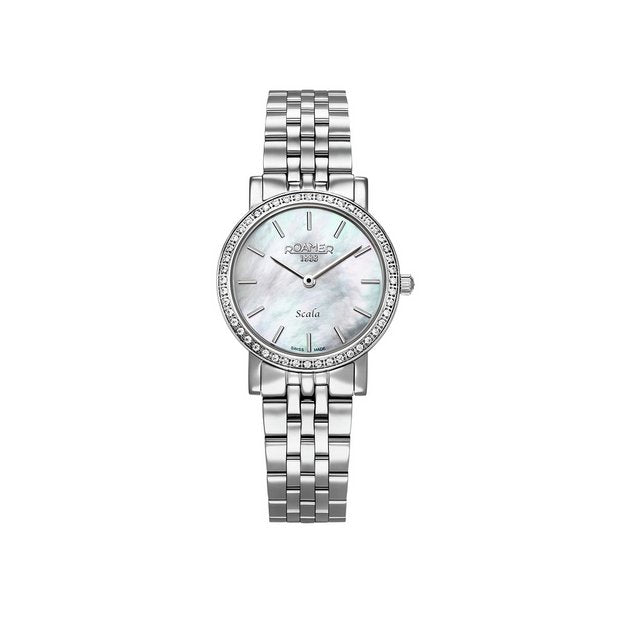 Roamer Scala ladies steel bracelet watch 28mm - British product