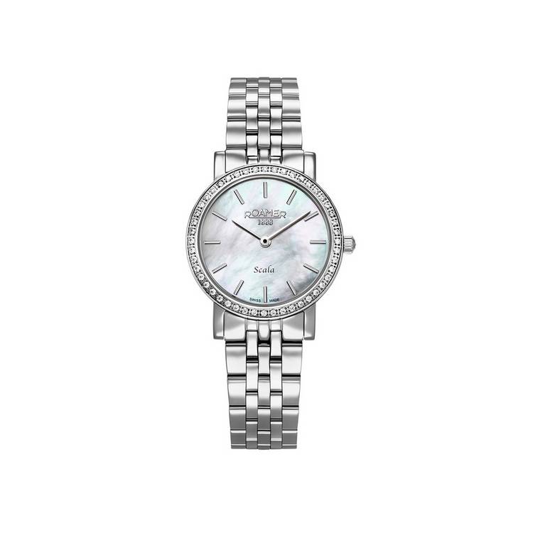 Roamer Scala ladies steel bracelet watch 28mm - British product