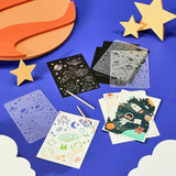 Chad Valley space scratch art set - British product