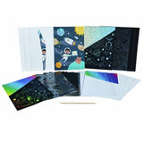 Chad Valley space scratch art set - British product