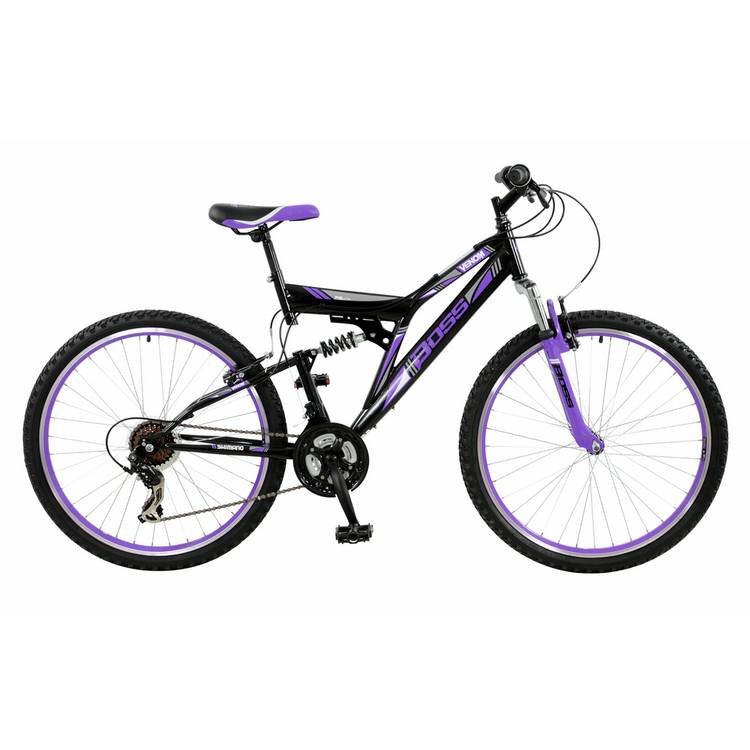 Boss Venom 26 inch mountain bike black purple, UK version