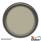 Dulux Overtly Olive matt paint 2.5L, UK version