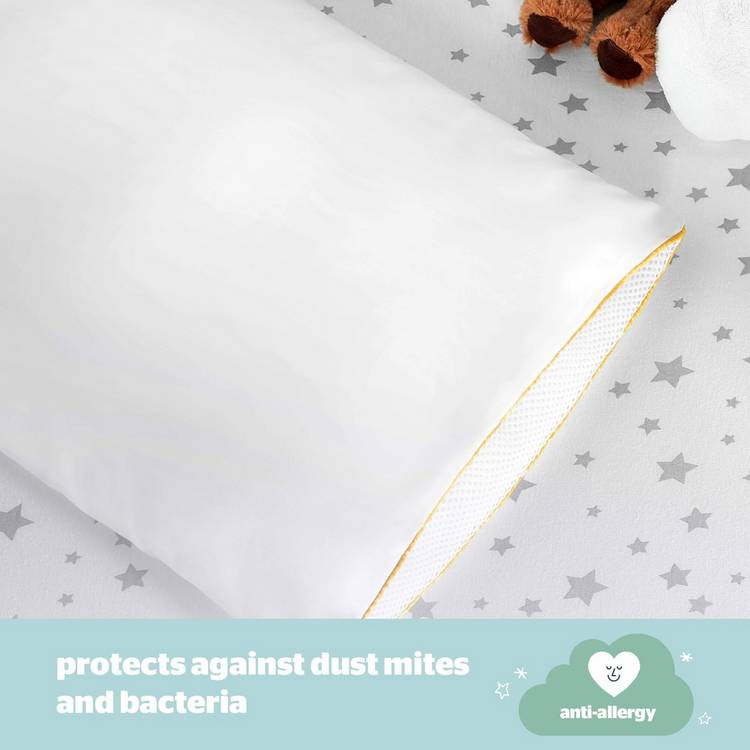 Silentnight breathable cot pillow 60x40cm (British brand)