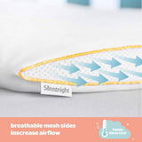 Silentnight breathable cot pillow 60x40cm (British brand)