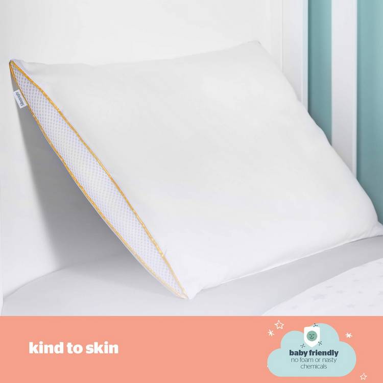 Silentnight breathable cot pillow 60x40cm (British brand)