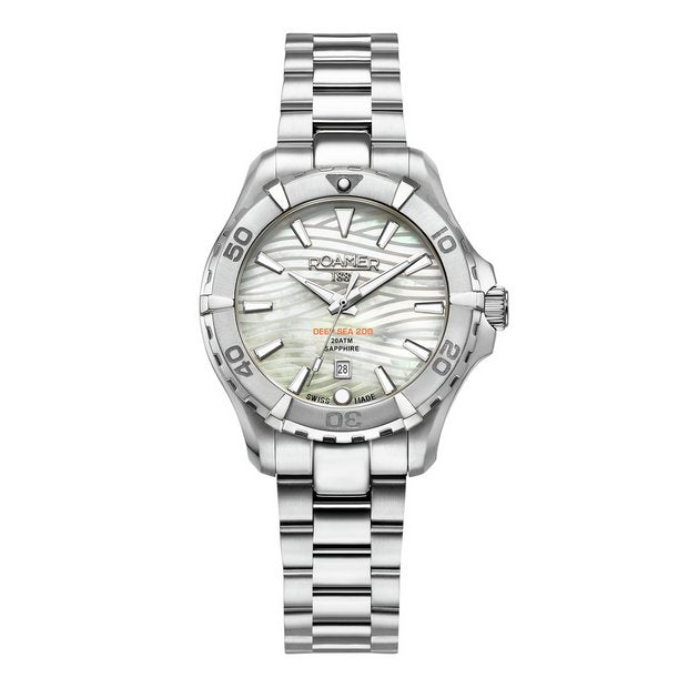 Roamer ladies steel bracelet watch, imported from the UK