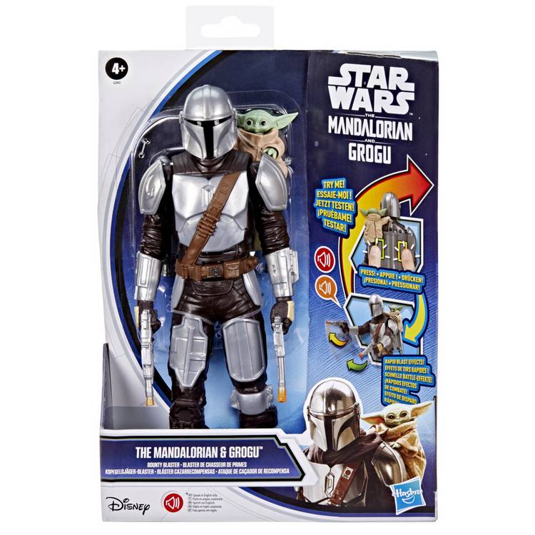 Star Wars Mandalorian & Grogu Bounty Blaster action figure 28 cm (British brand)