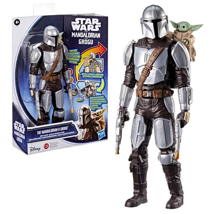 Star Wars Mandalorian & Grogu Bounty Blaster action figure 28 cm (British brand)