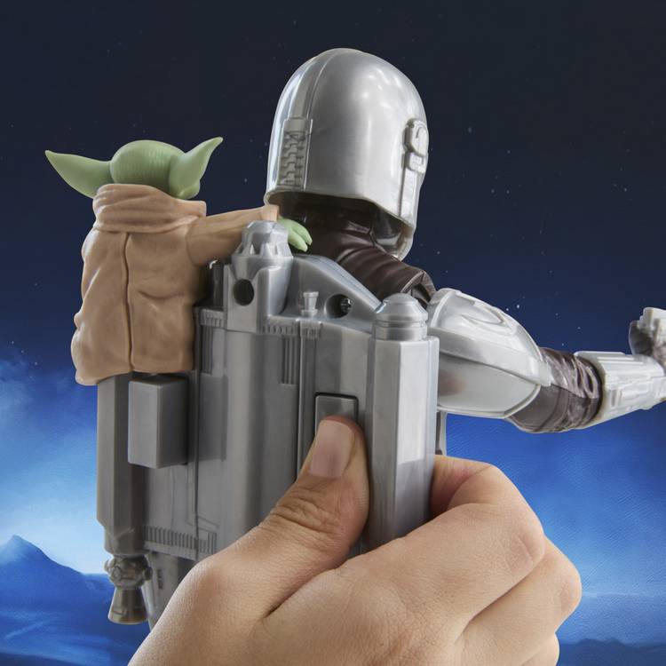 Star Wars Mandalorian & Grogu Bounty Blaster action figure 28 cm (British brand)