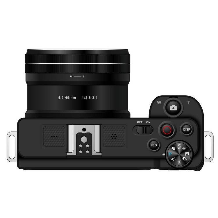 Easypix digital bridge camera 64MP black, UK version